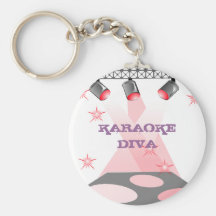 KEYCHAIN FOR THE DRAMA KARAOKE DIVA QUEEN