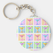 Keychain - Pop Art Martinis 2010
