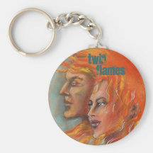 Keychain Twin Flames ~ Soul Mates ~ alpha-omega