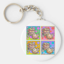 Keychains - Pop Art Cookies