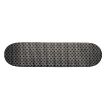 Keyhole Effect v2 - Black and White Custom Skateboard