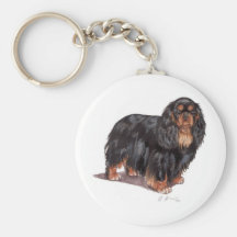 Keyring: King charles spaniel ( english toy ) Keychain