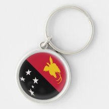 Keyring Papua New Guinea flag Key Chain