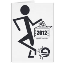 Kick Obama Out Greeting Card