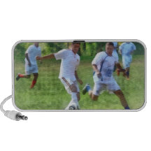 Kicking Soccer Ball Travel Speaker