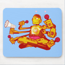 kid beyond Robot mousepad mousepads