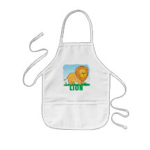Kid Friendly Lion Apron