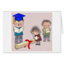 kid-graduation greeting card