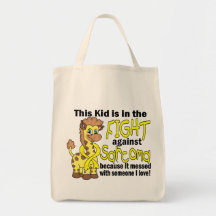 Kid In The Fight Against Sarcoma Canvas Bag