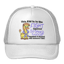 Kid In The Fight Against Stomach Cancer Trucker Hats