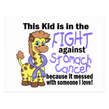 Kid In The Fight Against Stomach Cancer Post Card