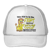 Kid In The Fight Against Testicular Cancer Hats