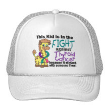 Kid In The Fight Against Thyroid Cancer Hats