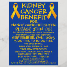 Kidney Cancer Benefit Flyer