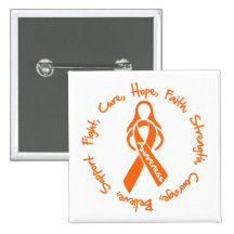 Kidney Cancer Fight Cure Hope Logo 2 Pin
