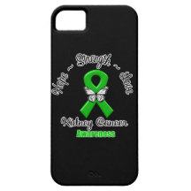 Kidney Cancer Hope Strength Love iPhone 5 Cases