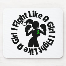 Kidney Cancer I Fight Like A Girl Pose Mouse Pad