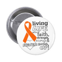 Kidney Cancer Living Life With Faith Pins
