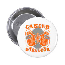 Kidney Cancer Survivor Butterfly v2 Pins