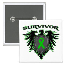 Kidney Cancer Survivor Crest Pins
