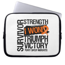 Kidney Cancer Survivor I Won Computer Sleeve