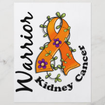 Kidney Cancer Warrior 15 Personalized Flyer