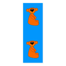 Kid's Bookmark Boys Baby Kid's Teddy Bears Business Card Template