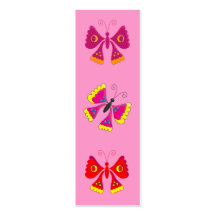 Kid's Bookmark Girls Butterflies Business Cards