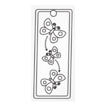 Kids Butterflies Bookmarks Rack Card Template