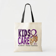 Kids Care 1 Alzheimer's Disease Tote Bag