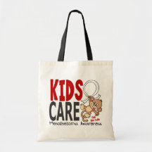 Kids Care 1 Mesothelioma Canvas Bags