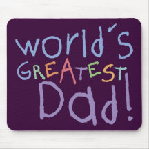 Kids Greatest Dad Mousepad