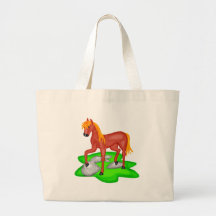 Kids Horse Tote Bag