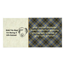 Kids No Way Customized Photo Card