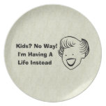 Kids No Way Dinner Plate