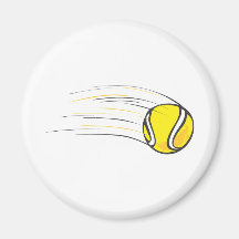 Kids Tennis Shirts - Flying Tennis Ball Kids Shirt Fridge Magnet