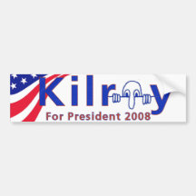 Kilroy 08 bumper sticker