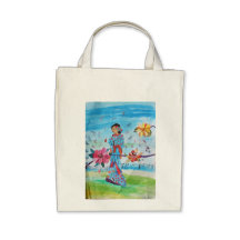 kimono canvas bag
