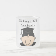 Kindergarten Graduate - Black Hair Girl Tshirts Mug