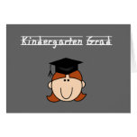 Kindergarten Graduate - Red Hair Girl Cards