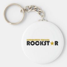 Kindergarten Teaching Rockstar Keychains
