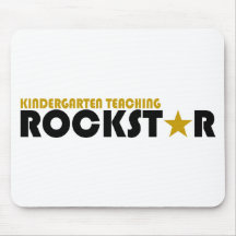 Kindergarten Teaching Rockstar Mousemats