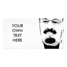 King Abdullah Customized Photo Card