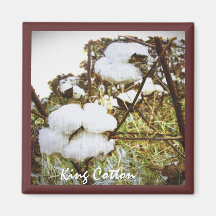 King Cotton Refrigerator Magnet