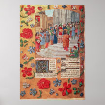 King David and Musicians, from the Breviary Posters