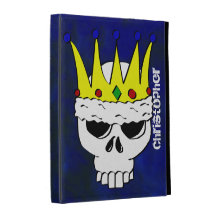 King Skull iPad Case Template