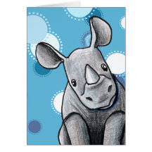 KiniArt Rhino Card