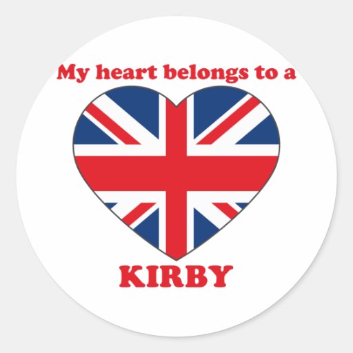 Kirby Round Sticker