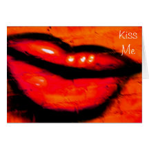 Kiss Me Card