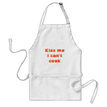 Kiss me I can't cook Apron